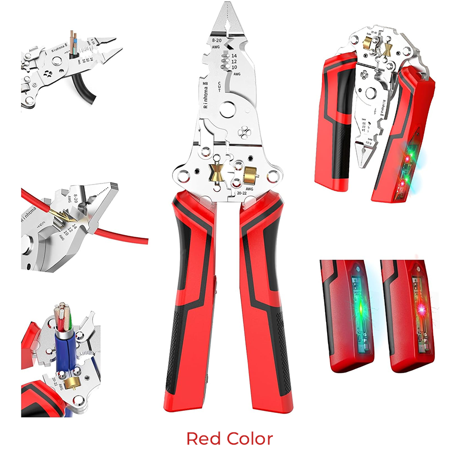 🔥Last Day 49% OFF🔥 16-in-1 Wire Stripper & Twister Pliers with Voltage Tester