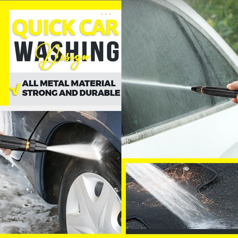 High-pressure car wash water nozzle