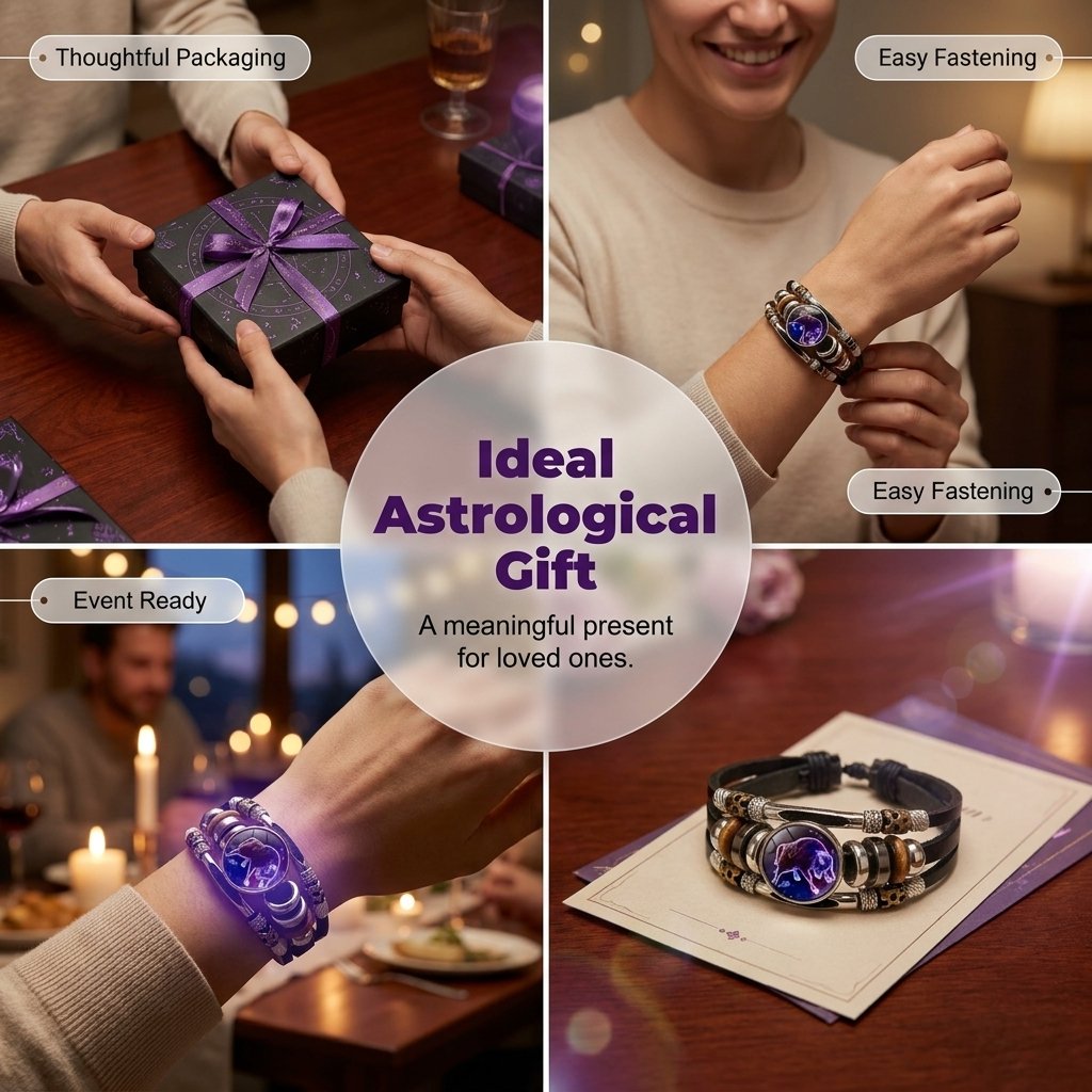 🌌 Glow-in-the-dark zodiac bracelet🌌