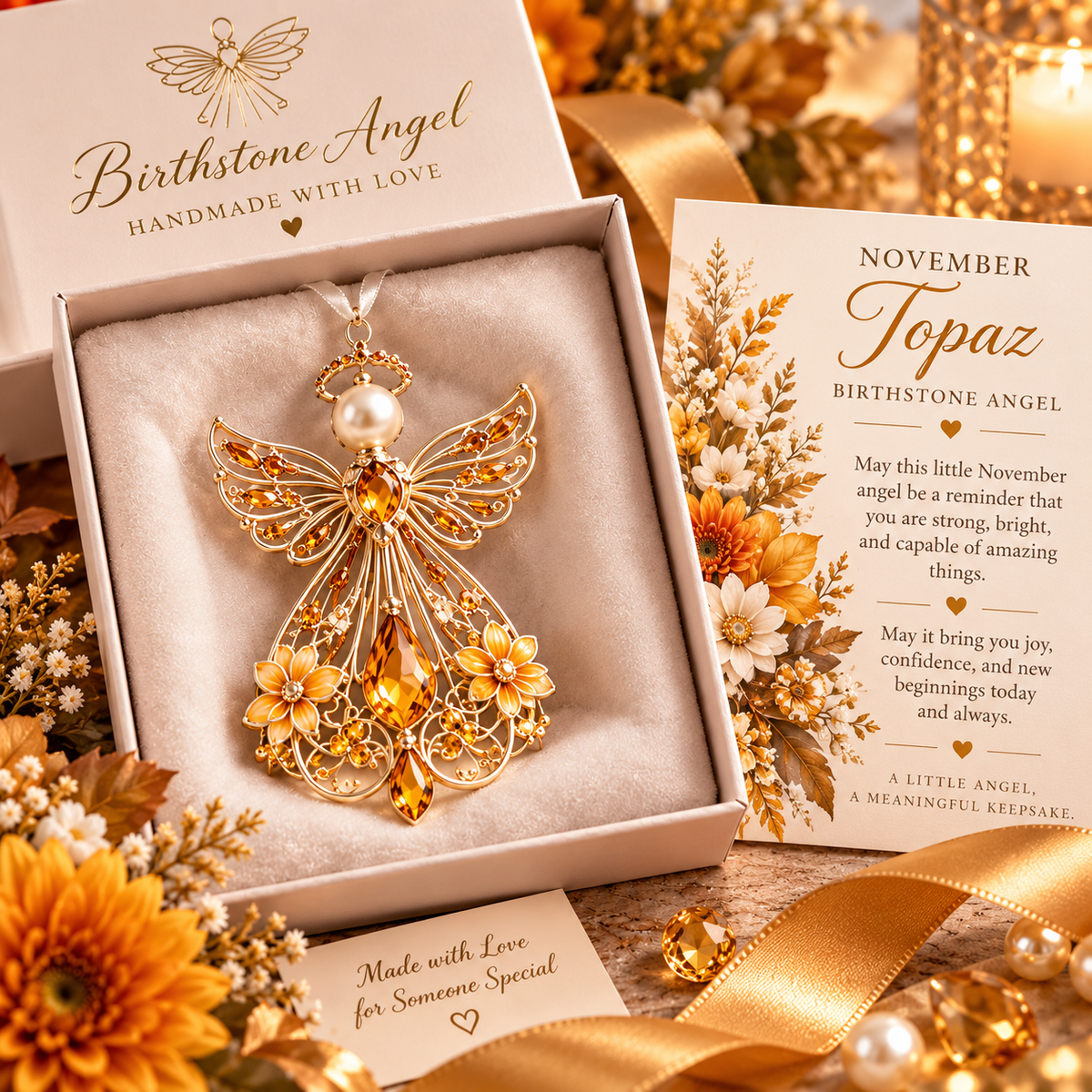 🕊️ Birth Month Guardian Angel Ornament – Not just any angel. Their angel. ✨