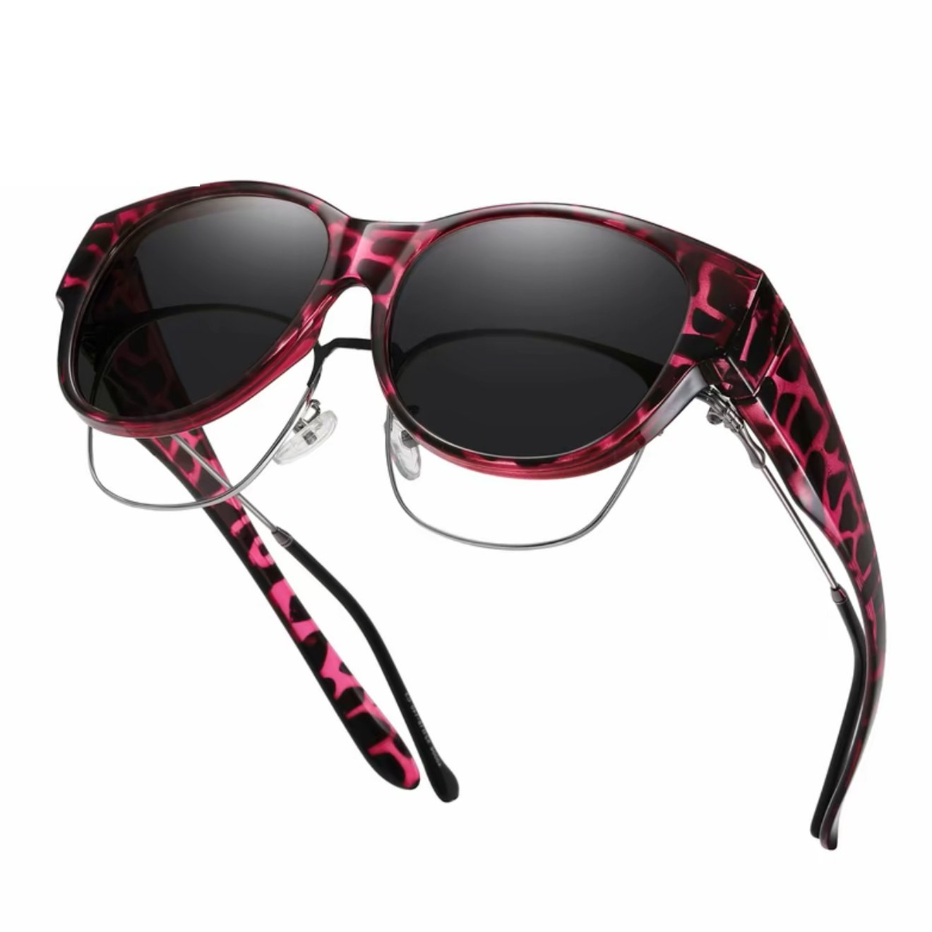 🕶 New XL cat-eye sunglasses with polarized lenses.mi i ochroną UV40