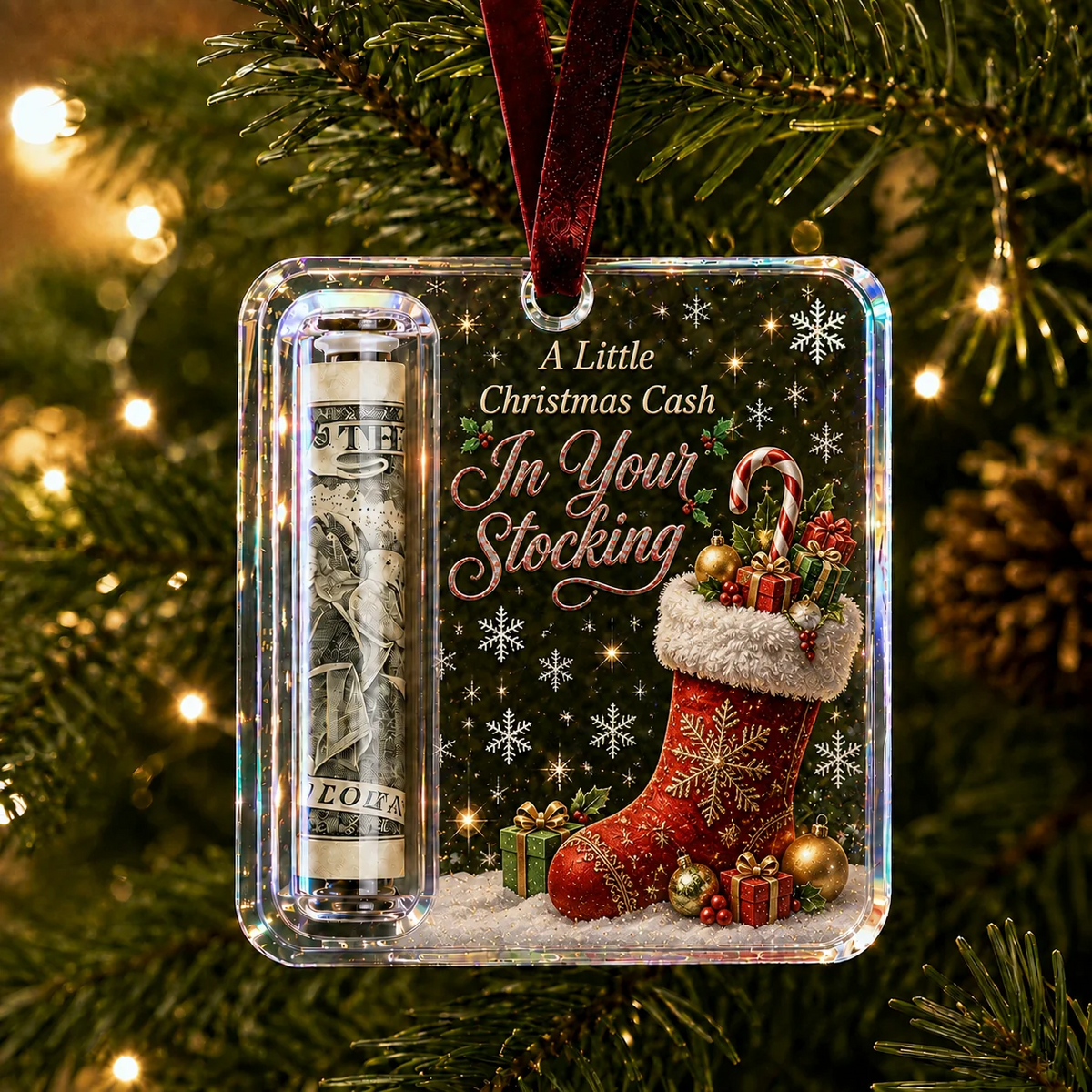 💵🎄 Christmas Gift Cash Hanger – Turn money into a Christmas surprise