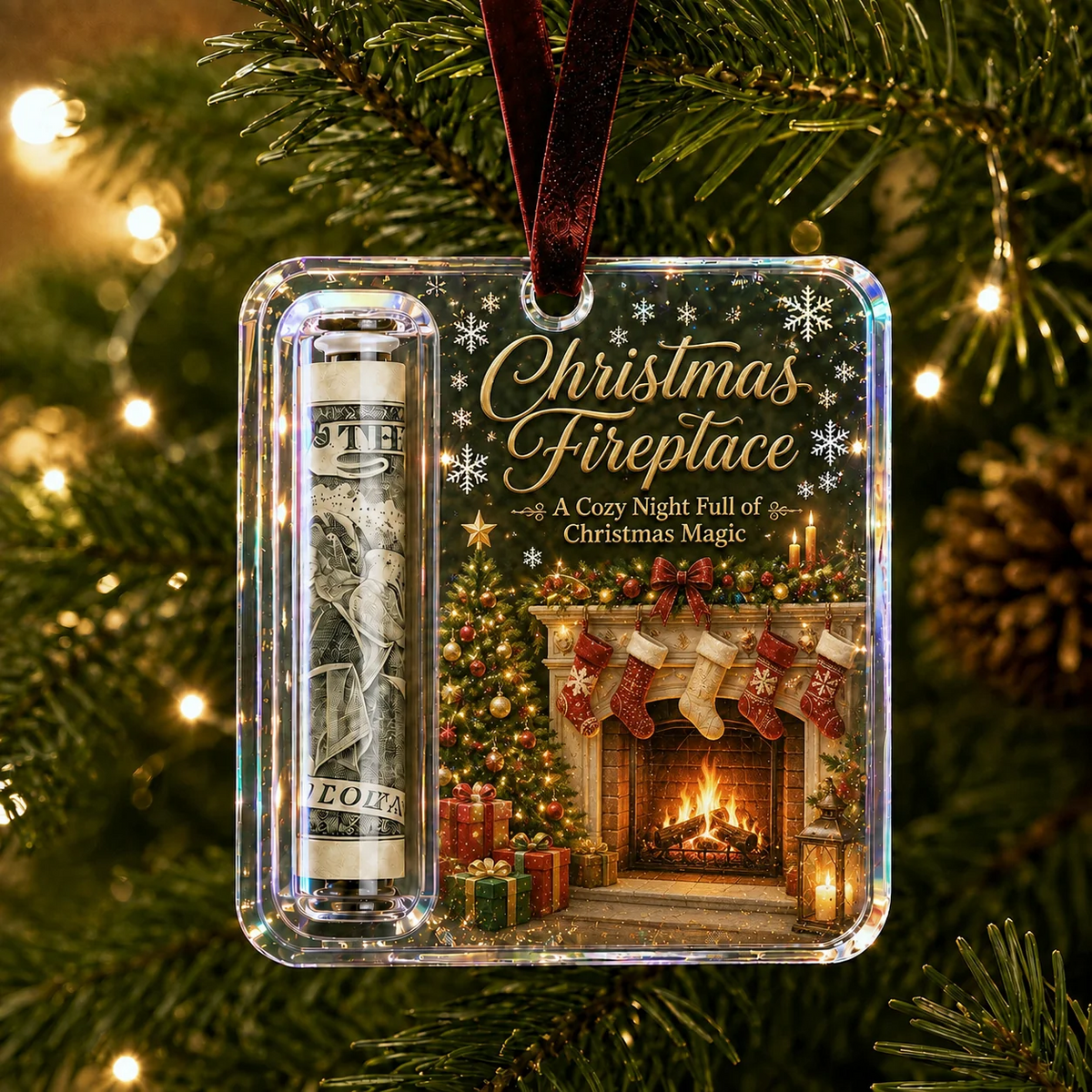 💵🎄 Christmas Gift Cash Hanger – Turn money into a Christmas surprise