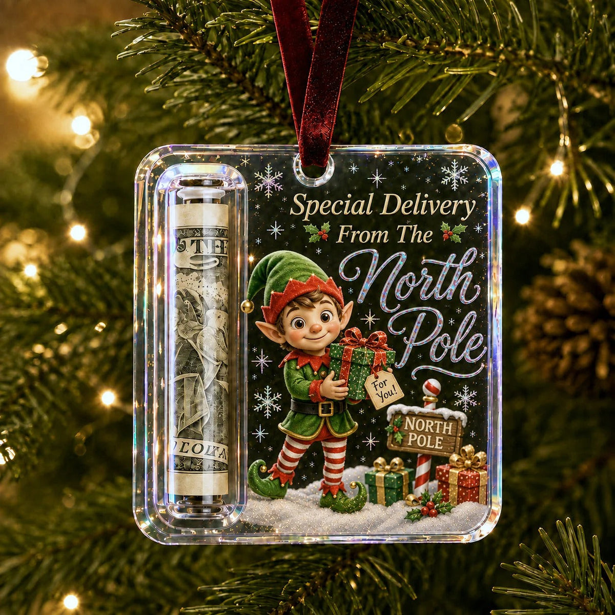 💵🎄 Christmas Gift Cash Hanger – Turn money into a Christmas surprise