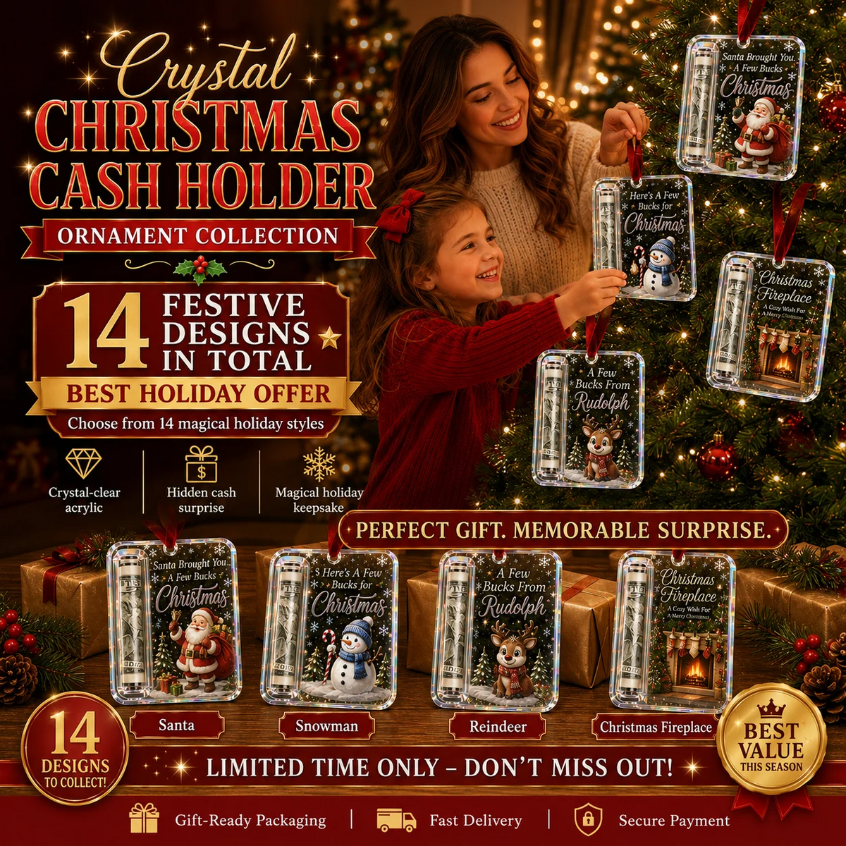 💵🎄 Christmas Gift Cash Hanger – Turn money into a Christmas surprise
