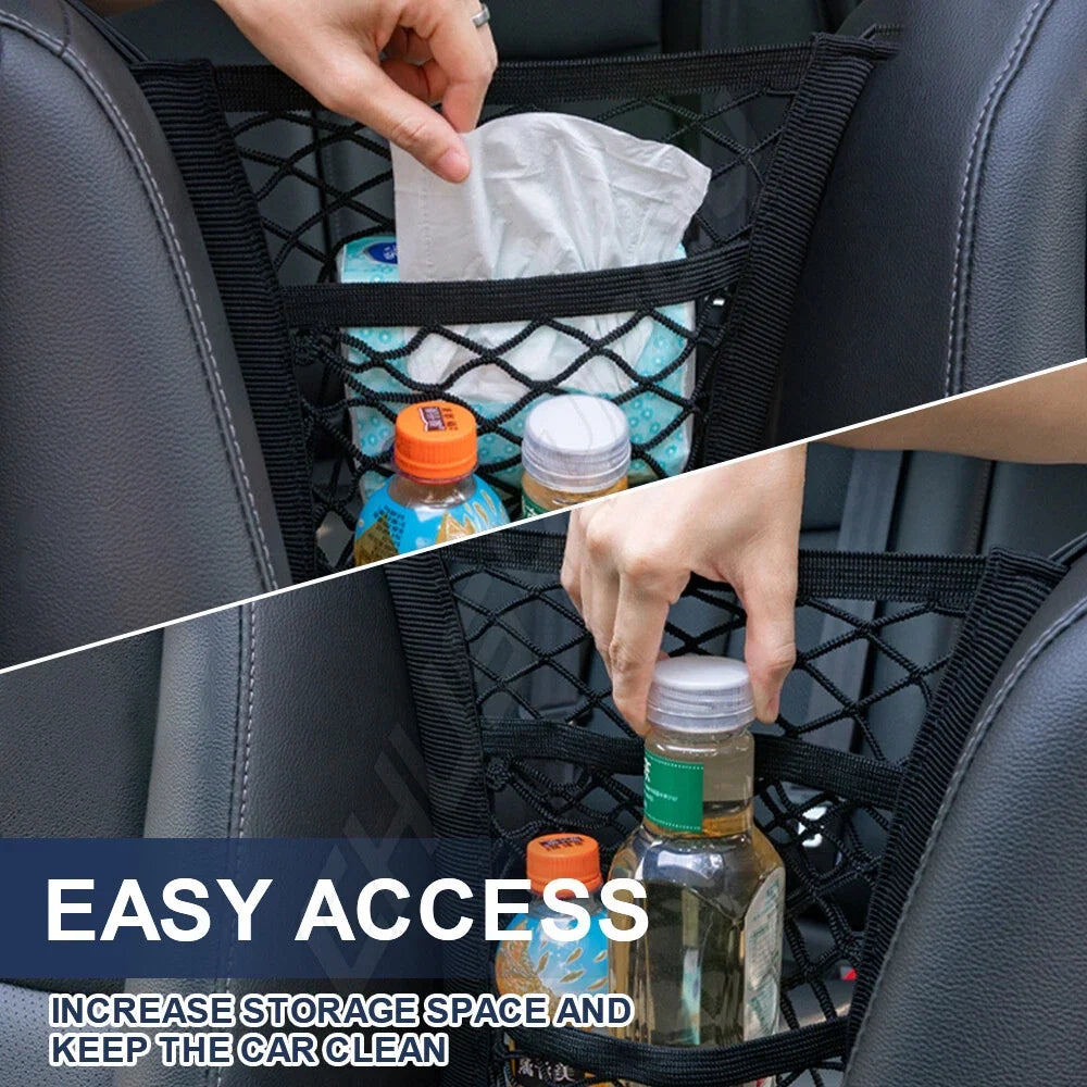 3-layer storage net and screening for car sorting