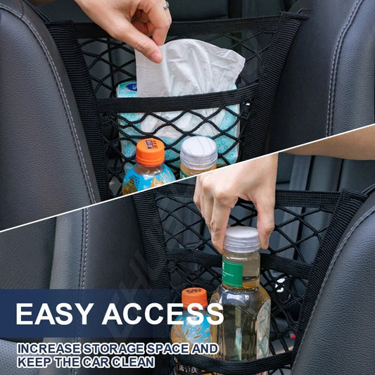 3-layer storage net and screening for car sorting