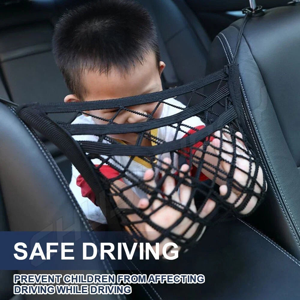 3-layer storage net and screening for car sorting