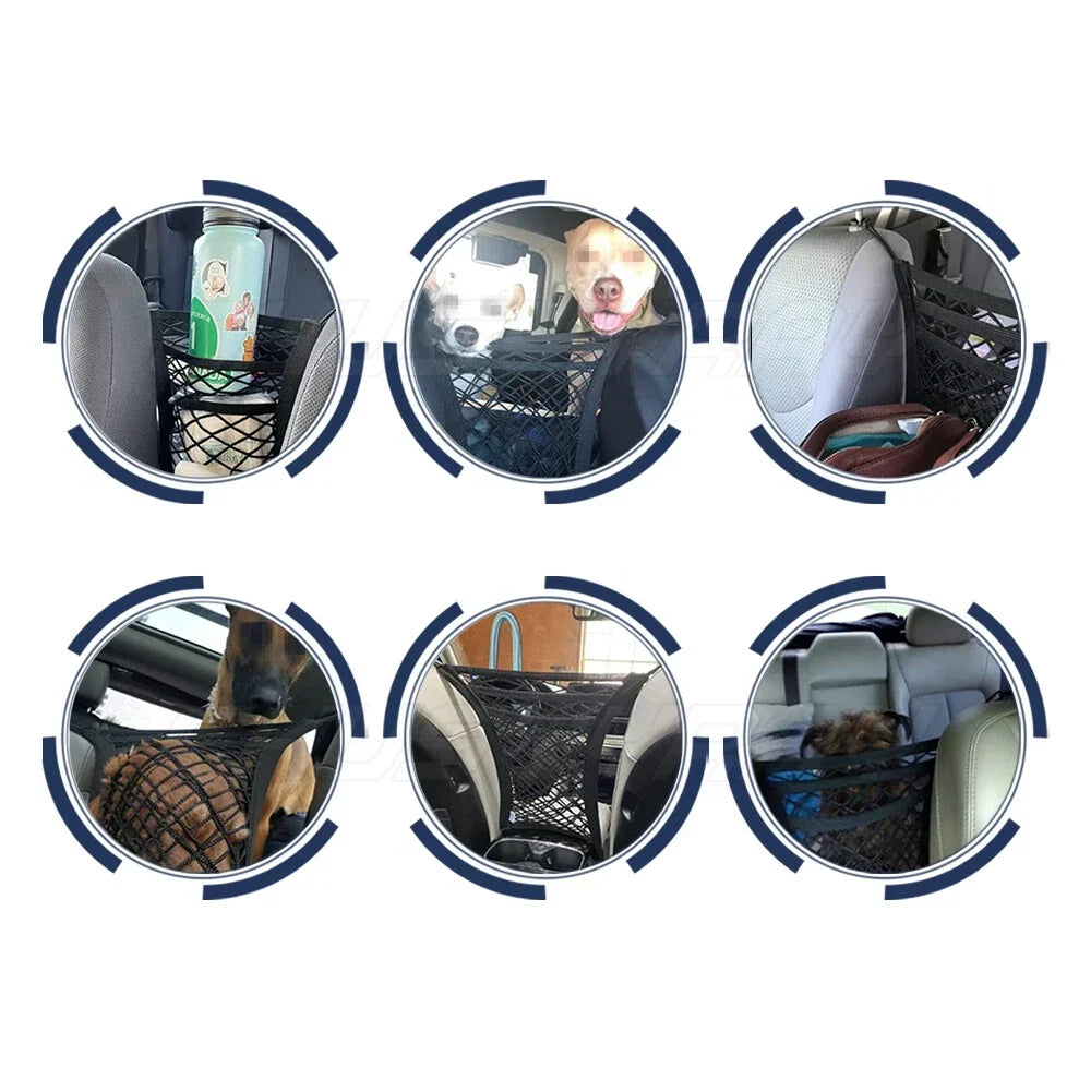 3-layer storage net and screening for car sorting