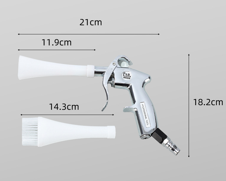 Tornado Cleaning Gun-2-in-1 Air Blaster Gun with Brush