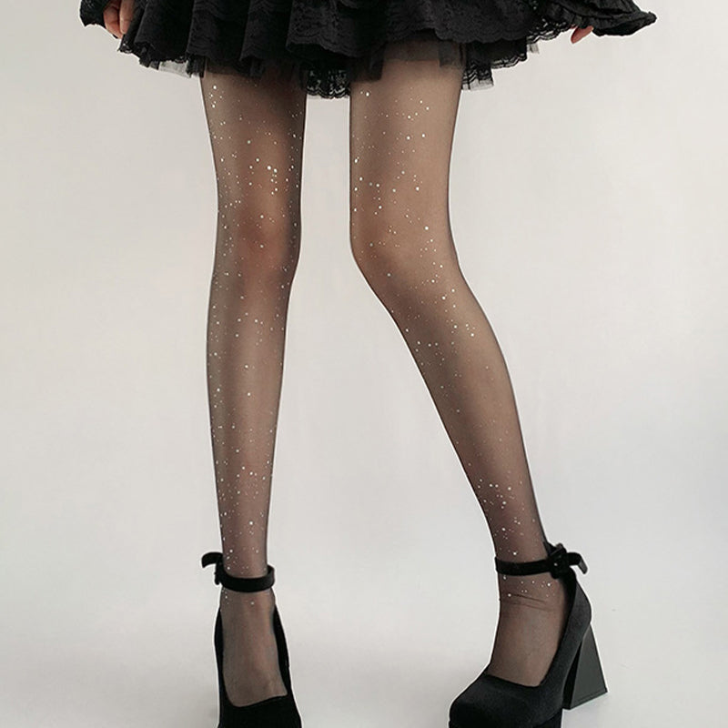 🔥🔥Anti-Seasonal Promotions - Women's Fashion Sexy Glitter Sequin Stockings(Buy 1 get 1 free)
