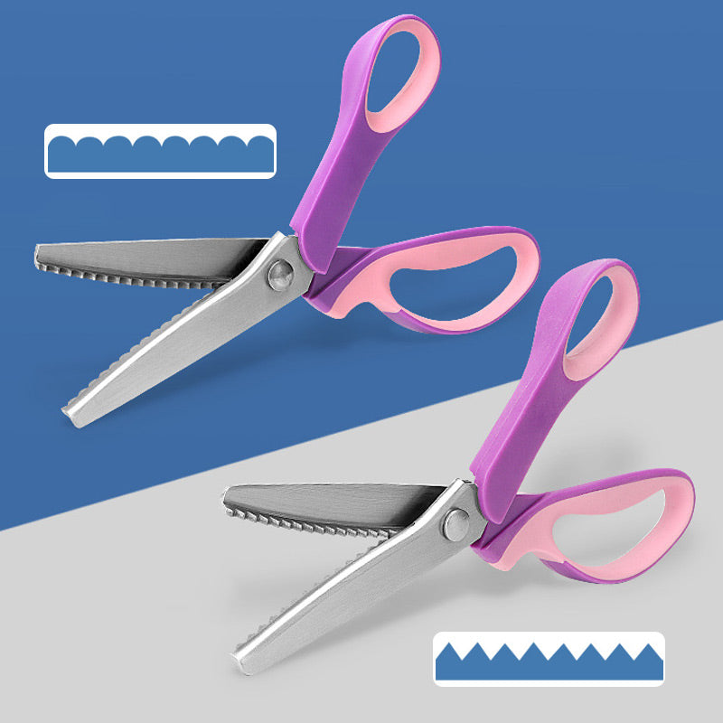 ✂️Versatile serrated scissors