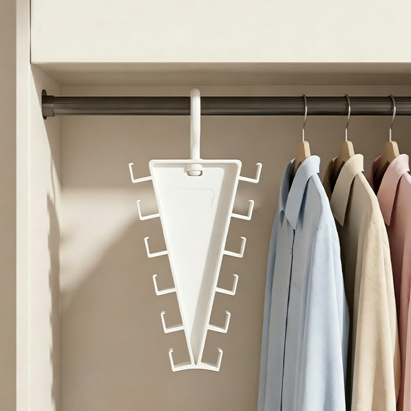 ⏳LIMITED-TIME OFFER! 🏠 Buy 1, Get 1 Free – Triangular Closet Organizer for Clothes, Accessories & More 💖
