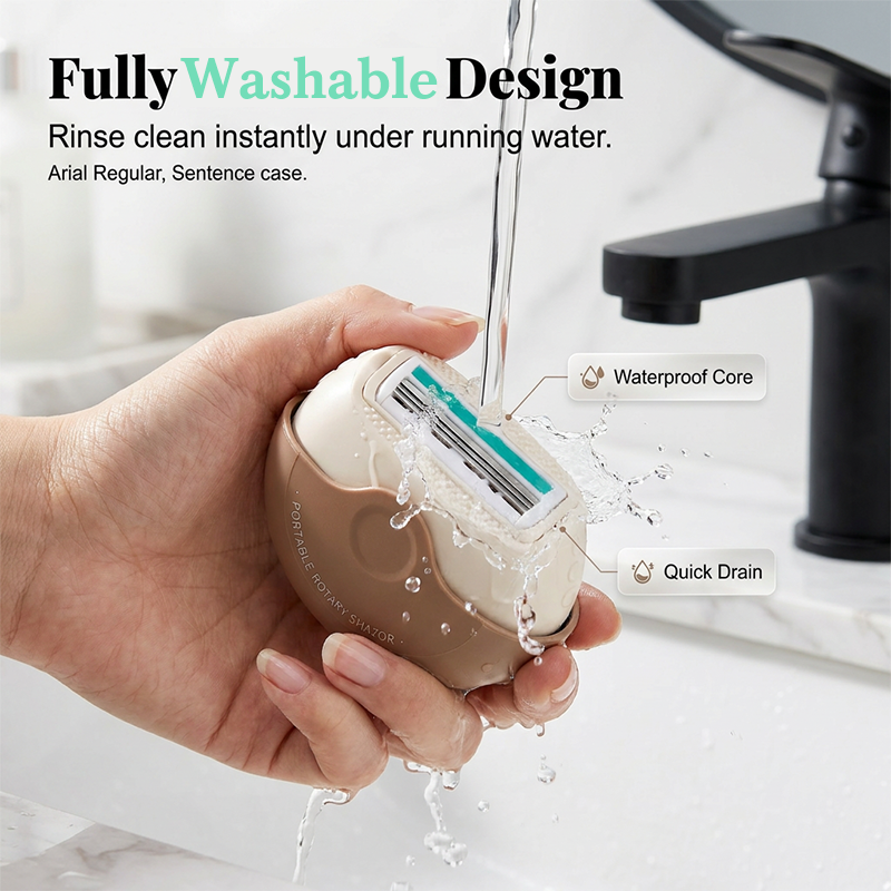 🔥🎁 New 2026 model! 🥳 💞 Over 50,000 units sold! ⚡ 3-layer portable razor with rotating cover