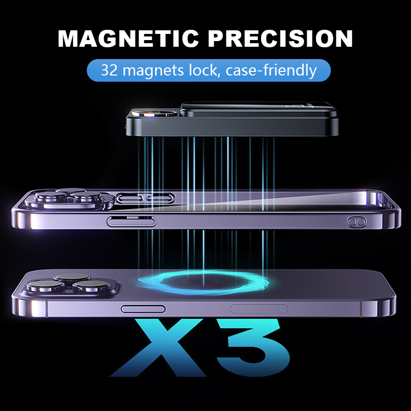 🔋⚡ 22.5W External Battery – Magnetic, Slim, Charges 3 Devices at Once!