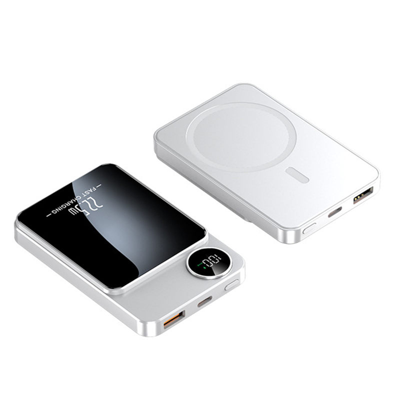 🔋⚡ 22.5W External Battery – Magnetic, Slim, Charges 3 Devices at Once!