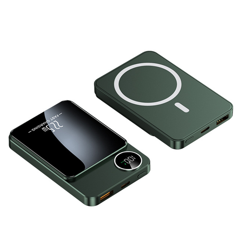 🔋⚡ 22.5W External Battery – Magnetic, Slim, Charges 3 Devices at Once!
