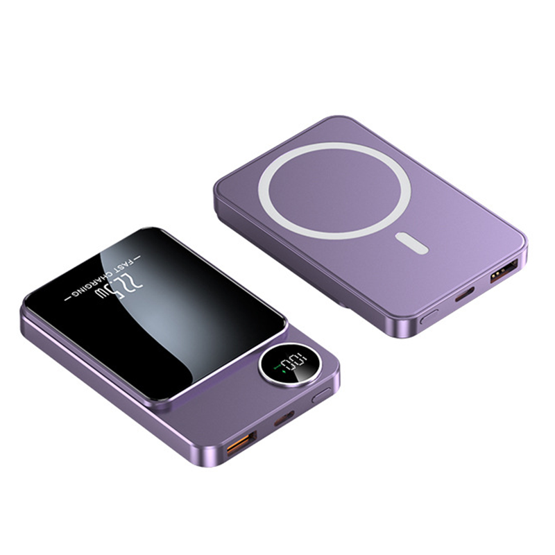 🔋⚡ 22.5W External Battery – Magnetic, Slim, Charges 3 Devices at Once!
