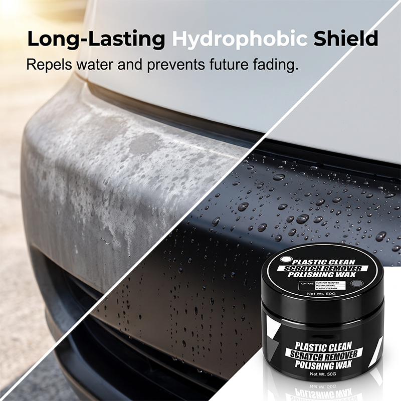 Car plastic repair and scratch remover wax with sponge 30 ml
