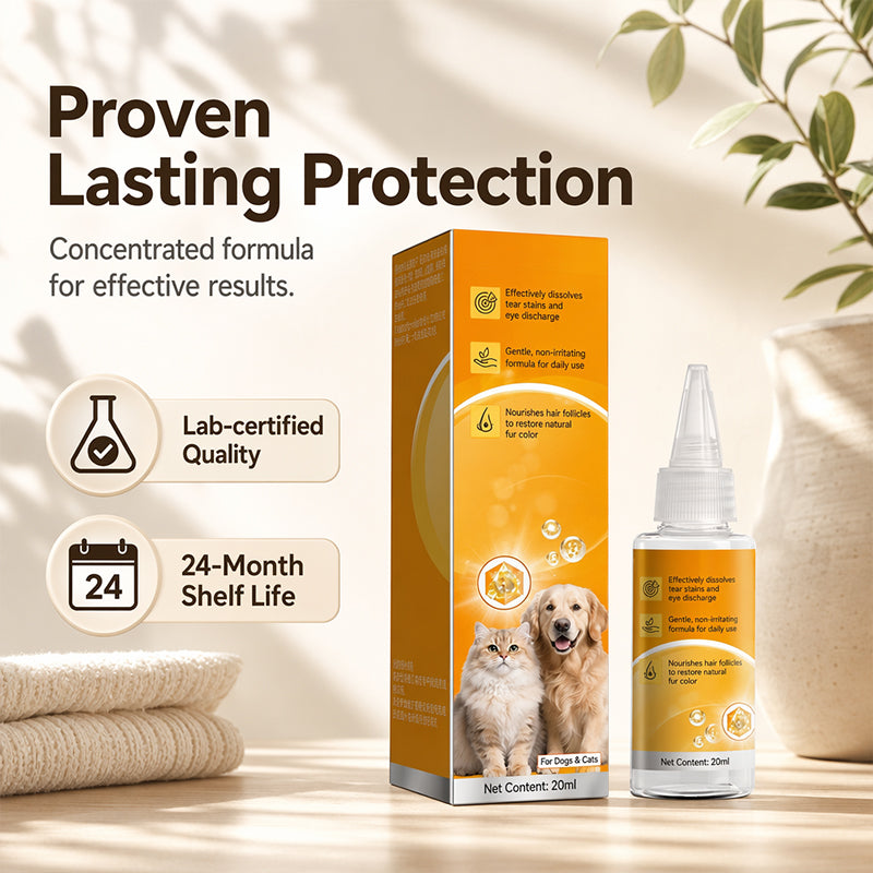 Nourishing eye drops for pets