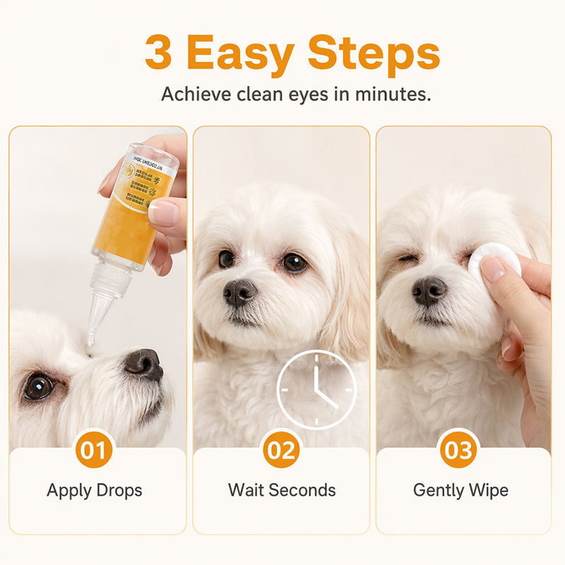 Nourishing eye drops for pets