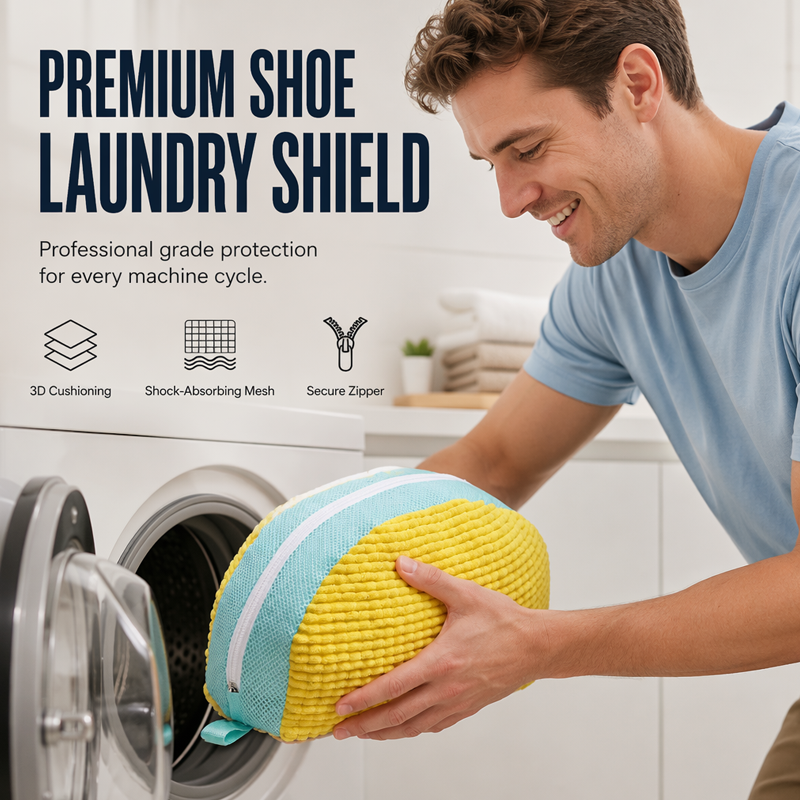 Bag for shoes washing machine