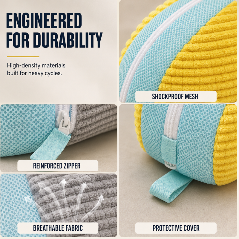 Bag for shoes washing machine
