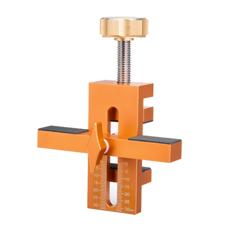 Adjustable aluminum alloy positioner for cabinet doors from 7 to 40 mm