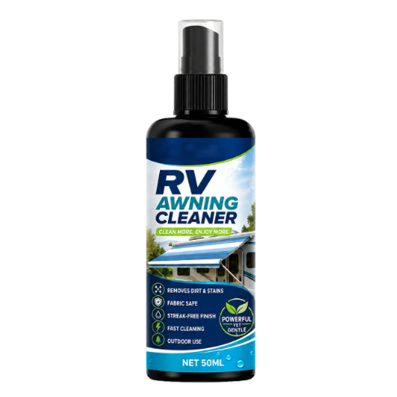 Powerful cleaning spray for RV awnings