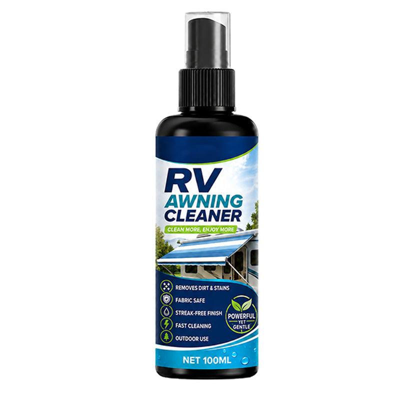 Powerful cleaning spray for RV awnings