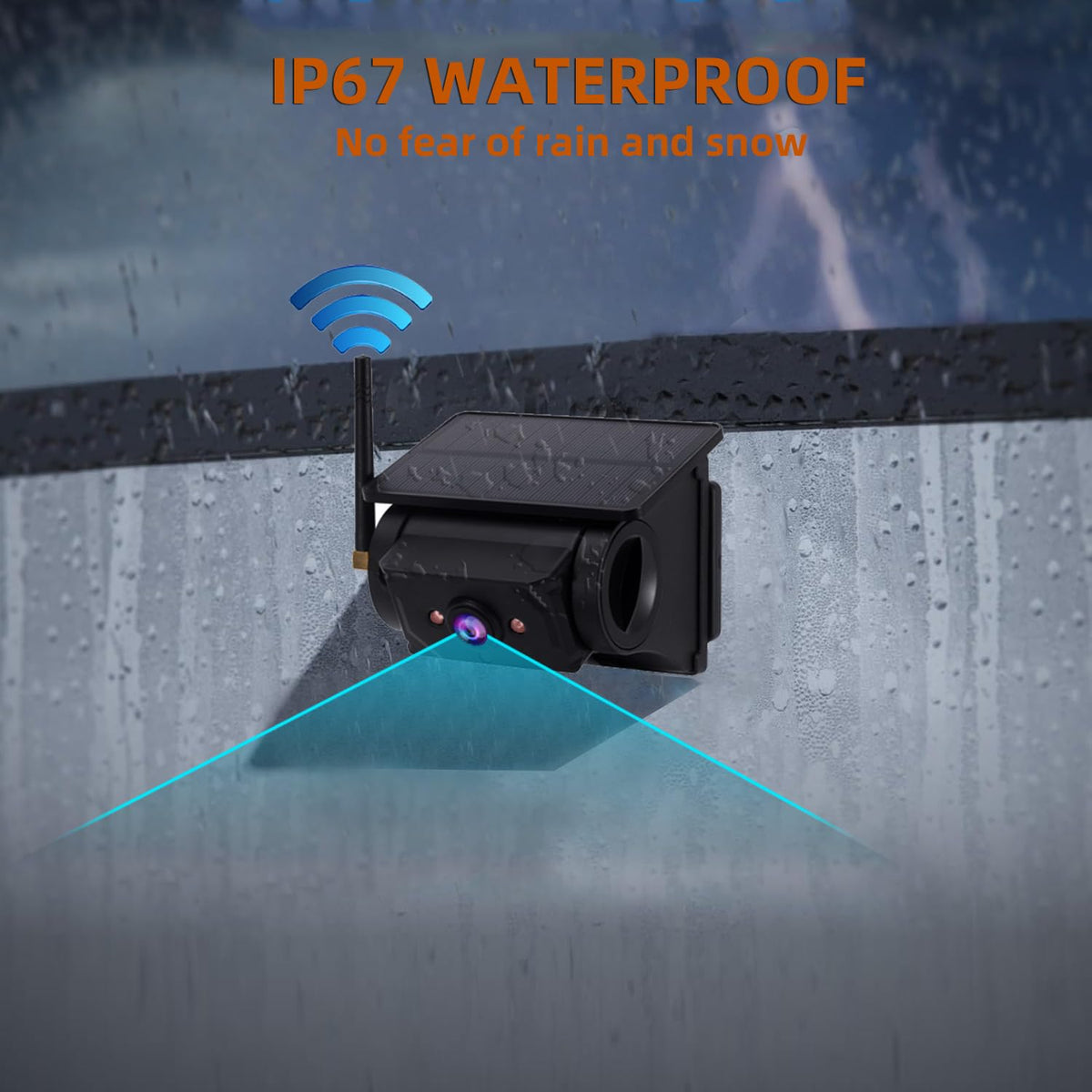 Magnetic Solar Wireless WiFi Camera – Heavy-Duty Vehicle Monitoring System