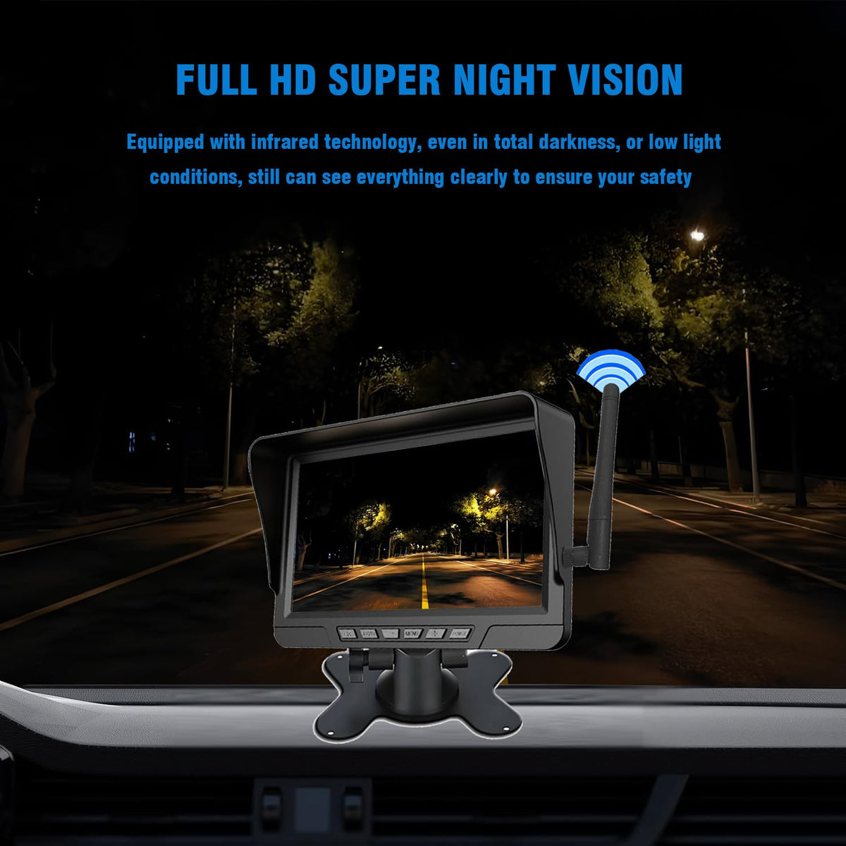 Magnetic Solar Wireless WiFi Camera – Heavy-Duty Vehicle Monitoring System